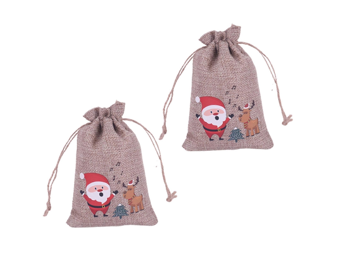 Sacolas De Juta E Linho Com Cordão, Ecológicas, Para Joias E Doces