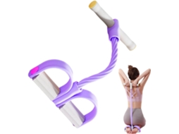 Fita De Resistência Para Pedal | Elástica Exercícios Com 6 Tubos Fitas Fitness Alças Treinamento | Pilates