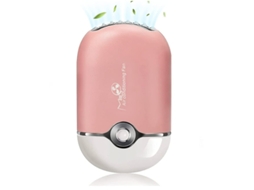 Mini Ventilador, Mini Ventilador Portátil Recarregável Usb, Ventilador De Refrigeração Sem Lâmina, Secador De Cílios Portátil Yizhood (rosa)