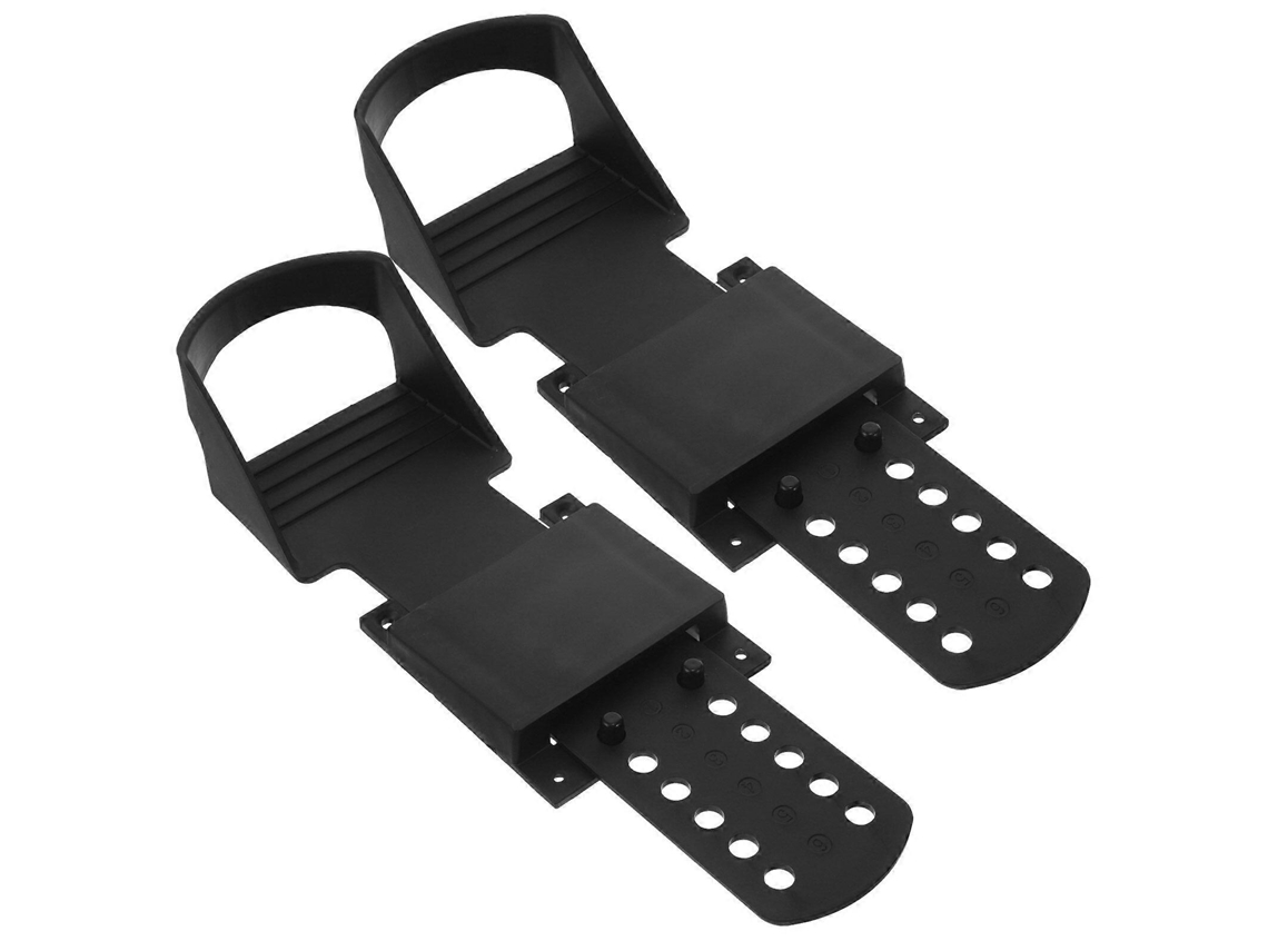 Pedal Rebe-peça para Máquina de Remo Pedal Interno de Substituição para Exercício Fitness 32,00x9,50x1,00cm Preto