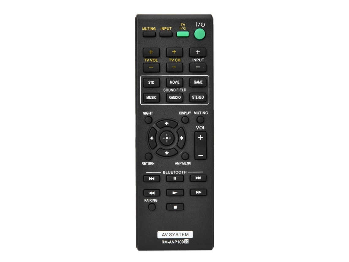 Aetheria controle Remoto Inteligente para Tv Sony Rm anp109 Compatível com Ht ct260