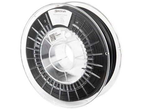 Filamento Spectrum Premium Pet G Fr V0 1,75mm Preto 0,75kg