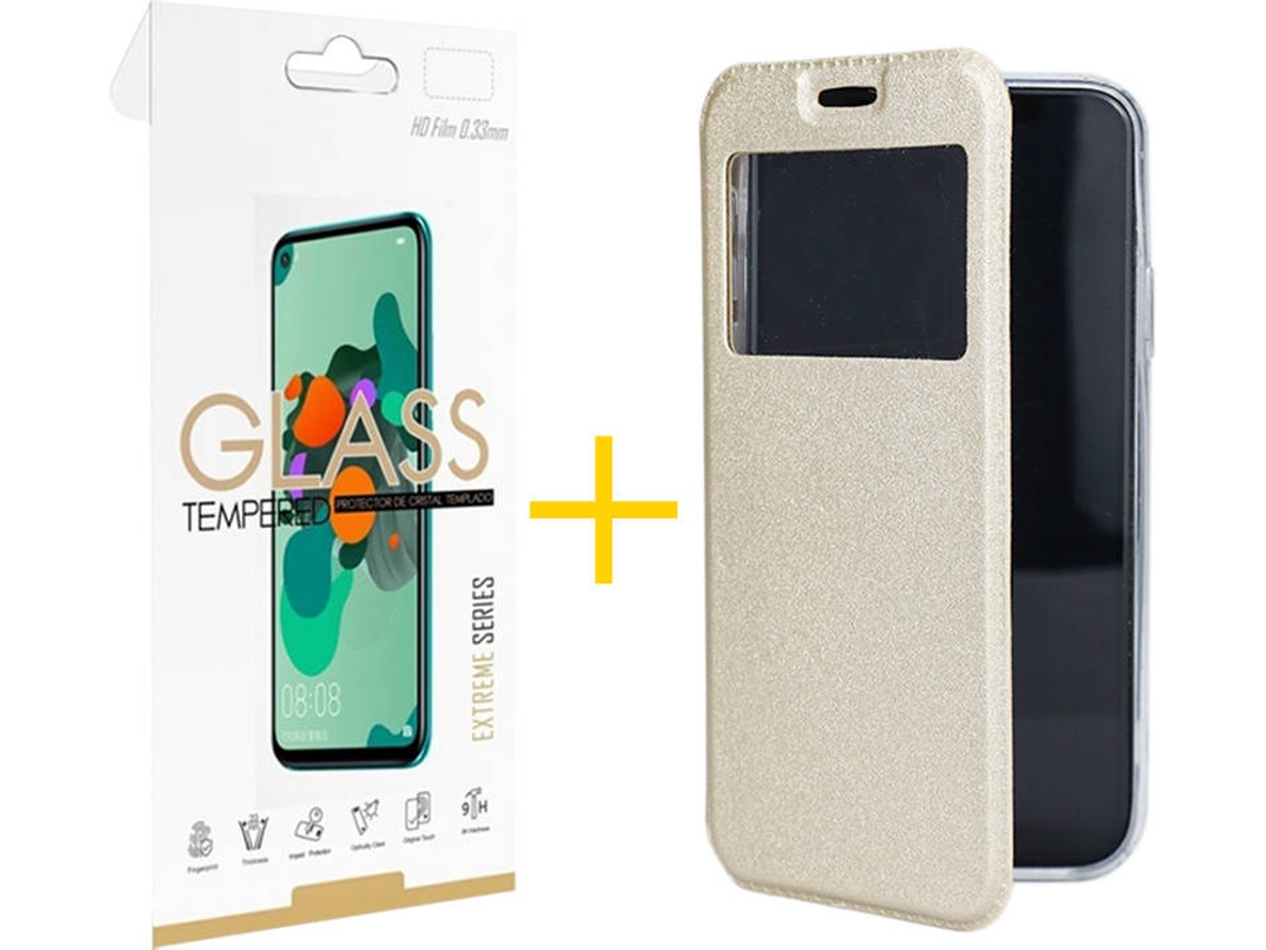 Capa + Película para Xiaomi SKYHE Dourado