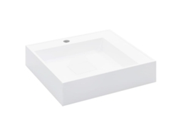 Basin, Basins Vidaxl Branco Pedra (50 X 50 X 12.3 Cm)