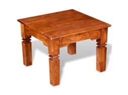 Vidaxl Mesa De Centro Madeira Maciça 60x60x45 Cm