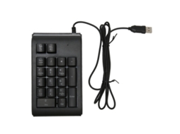 Aetheria teclado Numérico 19 Teclas com Iluminação 3 Cores Usb Plug And Play para Laptop Pc Desktop