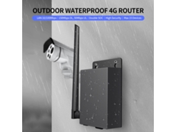 Roteador 4G Waterproof com Slot SIM e Antena 5dBi | S/MARCA