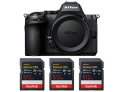Z5 Ii + 3 Sandisk 512gb Extreme Pro Uhs ii Sdxc + Ebook “20 Dicas para Fotos Que Impressionam” NIKON