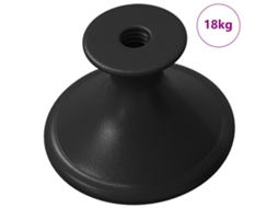 Vidaxl Cabo 1461 Pcs Preto Ø30 Mm Alumínio
