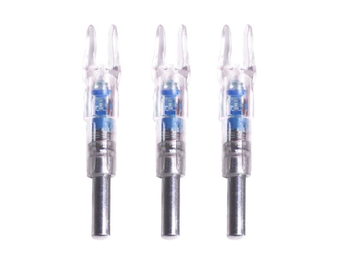 Nocks de Flecha Iluminados Led, 6.2mm, Azul, 3 Peças S/MARCA