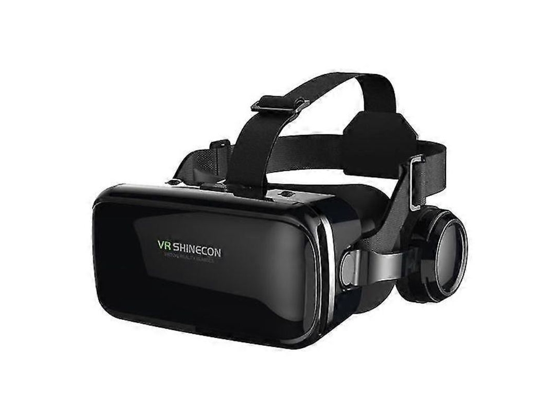 Yuru óculos de Realidade Virtual Vr Universal para Celular, Jogos 3d e Filmes Hd 360, Campo de Visão 85°, Portátil e Desmontável