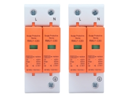 2p Dispositivo De Proteção Contra Surtos Spd 420v 60ka Com Janela Visual E Material Retardante De Chamas Pc