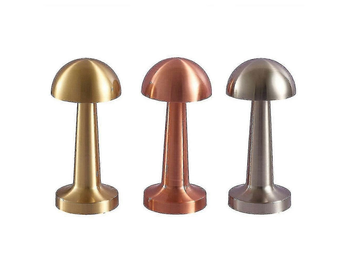 Rechargeable Led Table Lamp Touch Sensor Desk Light Bedroom Restaurant Bar Dcorbronzedumbbell