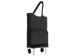 Sacola de Compras com Rodas: Sacola de Compras Leve com Rodinhas e Alça Sacola Dobrável e Portátil para Compras Armazenamento Reutilizável Pa GOKOCO