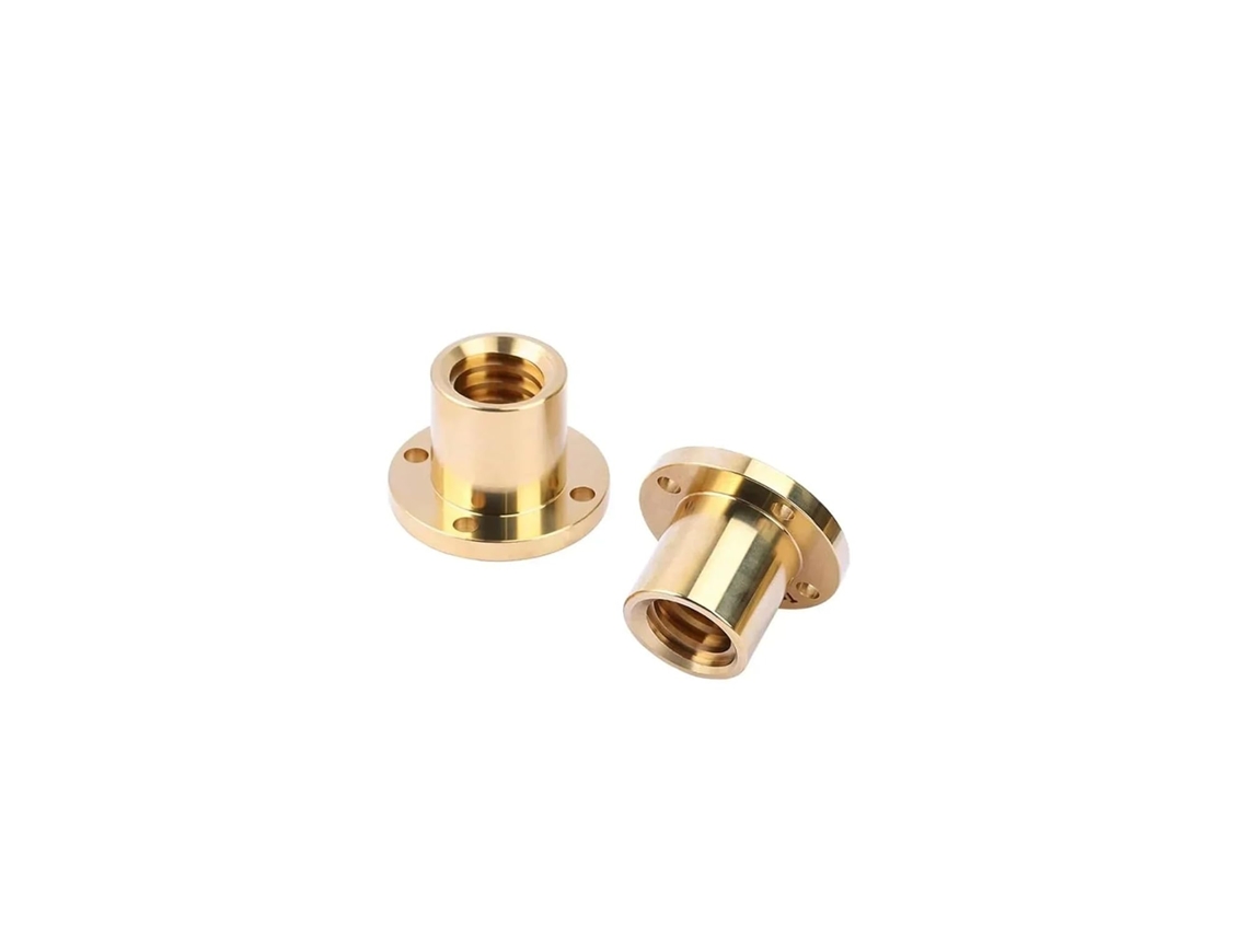 Porca Trapezoidal Redonda De Cobre, Rosca Positiva, Rosca Reversa Tr8 Tr10 Tr12 Tr14 Tr16 Tr18 Tr20 Trl20x4 1 Peça