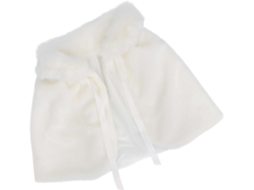 Xale Branco Para Noivas, Estola De Casamento Quente E Durável, Tamanho Único, Ajustável.