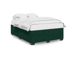 Estrutura de Cama Sem Colchão (140x190 cm) Veludo Verde escuro MAISON EXCLUSIVE