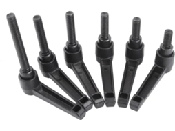 1 Peça Alavanca De Fixação M8 16mm A 60mm Para Máquinas, Alça Ajustável, Trava Com Rosca Externa Macho, Parafusos
