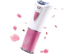 Depilador Suave Para A Pele Feminina Remoção De Pelos Finos Com Luz Led Integrada E Cabeça Lavável Para Higiene