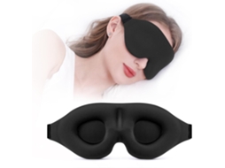 Máscara de Dormir para Quem Dorme de Lado, Bloqueio de 100% da Luz, Olhos Macia e Respirável para Homens e Mulheres, Relaxante AQUAFORGE