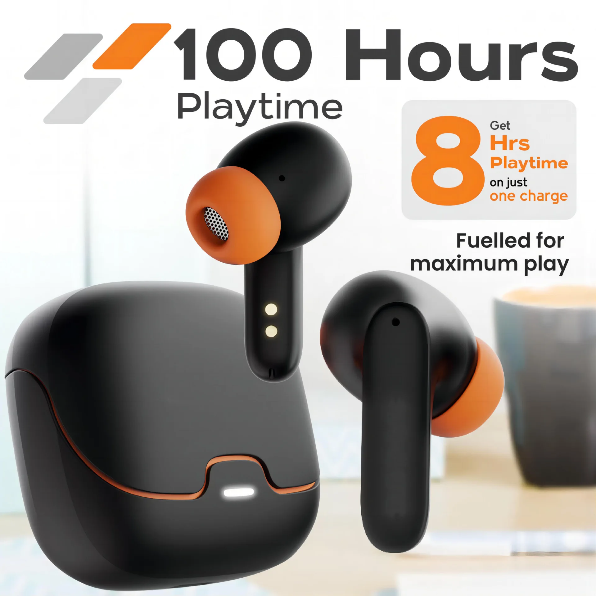 Fones De Ouvido Bluetooth Intra-auriculares Sem Fio De Baixa Latência Com Dois Fones.