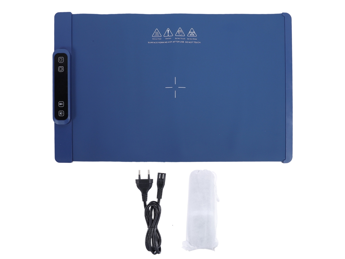 Tapete Elétrico para Aquecer Comida com 3 Configurações de Temperatura Resistente À Água e Óleo | S/MARCA