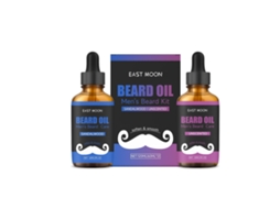 Kit Óleo para Barba East Moon Nutrição Suave, Beleza Natural LAXISCREED