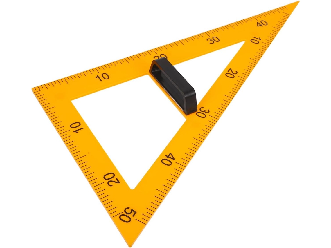 Régua Triangular Para Desenho, 40 Cm, Para Escola E Escritório