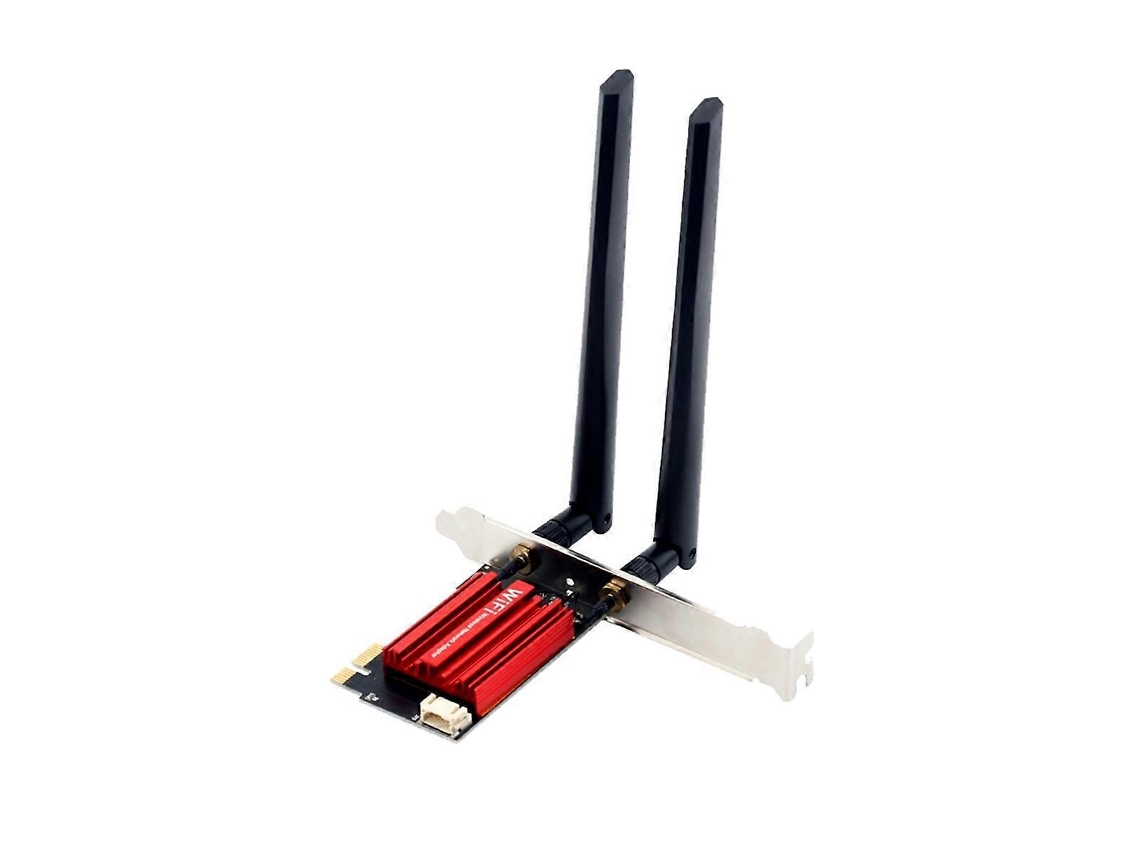 Adaptador Wi Fi Pcie 6e Ax210 5400 Mbps Placa De Rede Ethernet Sem Fio Slowmoose