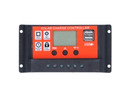 Controlador de Carregamento Solar Pwm 40a 12v/24v com 6 Estágios e Display LCD Primerox