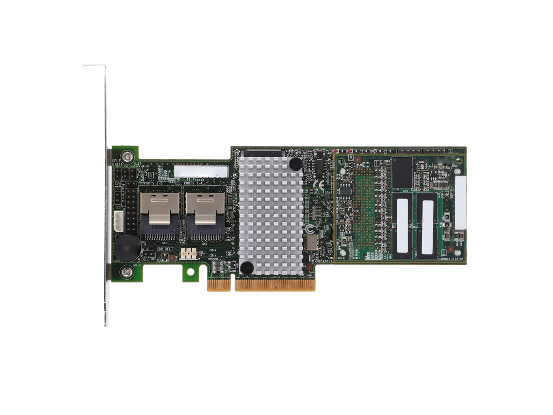 Placa Raid Com Cache De 1gb 6gbps Sas Pcie X8 Controlador Raid 9265‑8i
