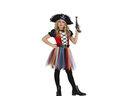 Fato de Menina GUIRCA Menina Pirata Multicolorido  (3-4 anos)