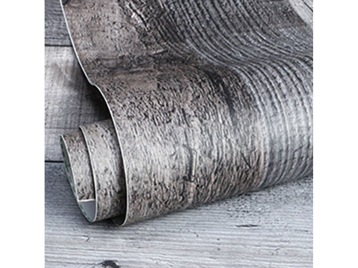 Papel de Parede Madeira Imitada Adesivo Removível Textura Rústica NEVEANCE