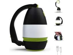 Nova Lanterna De Acampamento Multifuncional 4 Em 1, Lâmpada De Barraca Acsergery, Recarregável Por Usb, Led Olysi Shop