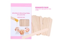 2026 50 Paletas de Cera de Madera Desechables para Aplicar Mascarillas Faciales Y Crema Depilatoria