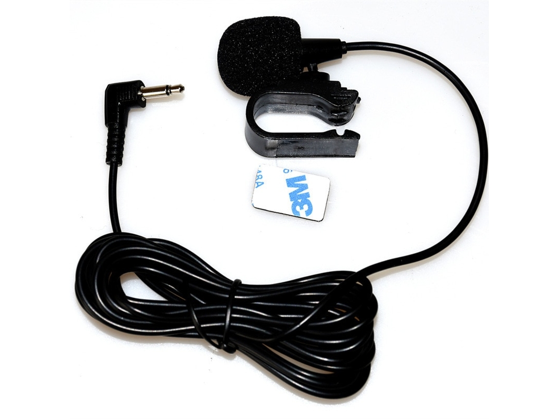 Microfone Para Carro Com Clipe Para Conector De 3,5 Mm, Mini Estéreo Com Fio, Microfone Condensador.