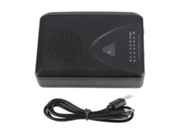 Reprodutor De Cassetes Portátil Com Rádio Fm Am Estéreo E Jack 3.5mm Para Uso Diário