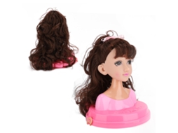 Primerox conjunto Boneca Busto Maquiagem Penteado Brinquedo Menina Presente My319 6