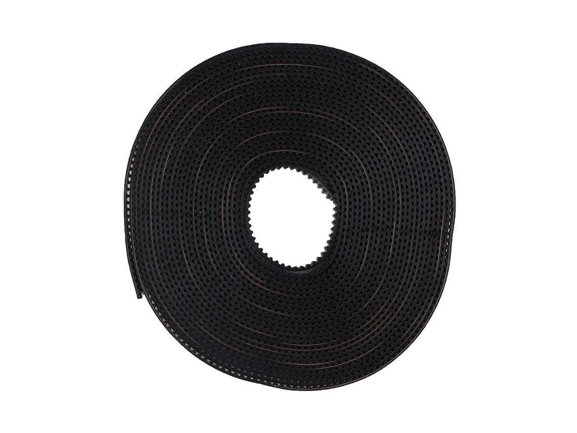 Acessórios Para Impressora 3d: Kit De Correia De Tempo De Borracha Preta 5m X 6mm E Roda Sincrônica Para Prusa/mendelmax