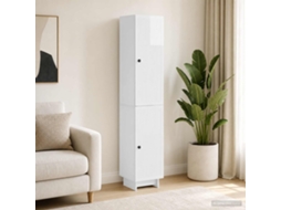 Vidaxl Conjunto De Gabinete 2 Unid. Branco Brilhante
