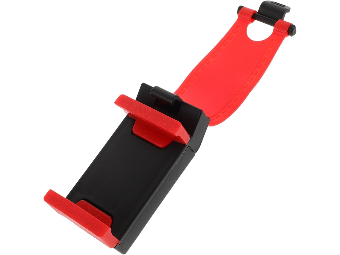 Suporte De Celular Veicular De Plástico Vermelho Com Clipe