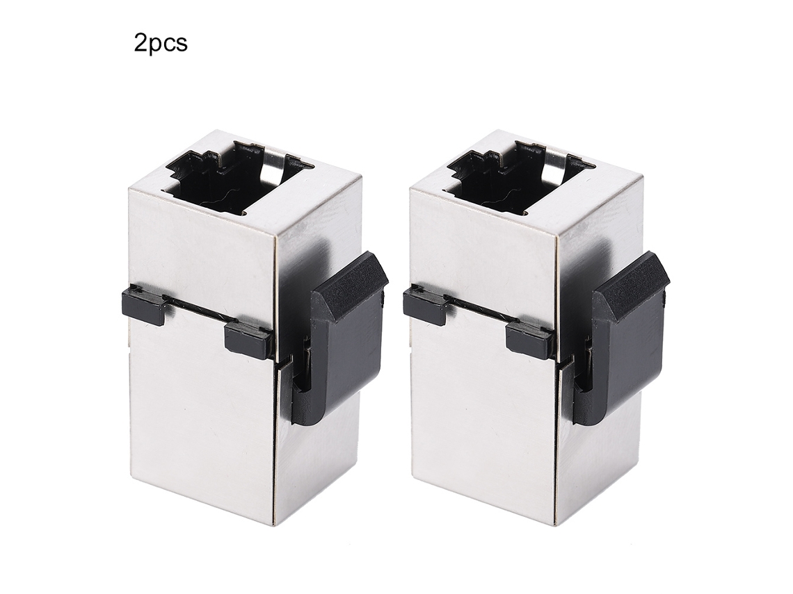 2pcs Módulo Shield Rj45 Cat6 com Conector de Cabo de Rede | S/MARCA