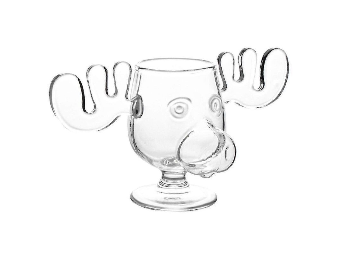 Vaso De Cristal Navideño 200ml Christmas Vacation Moose Mug Clark Griswold Estilo Moderno