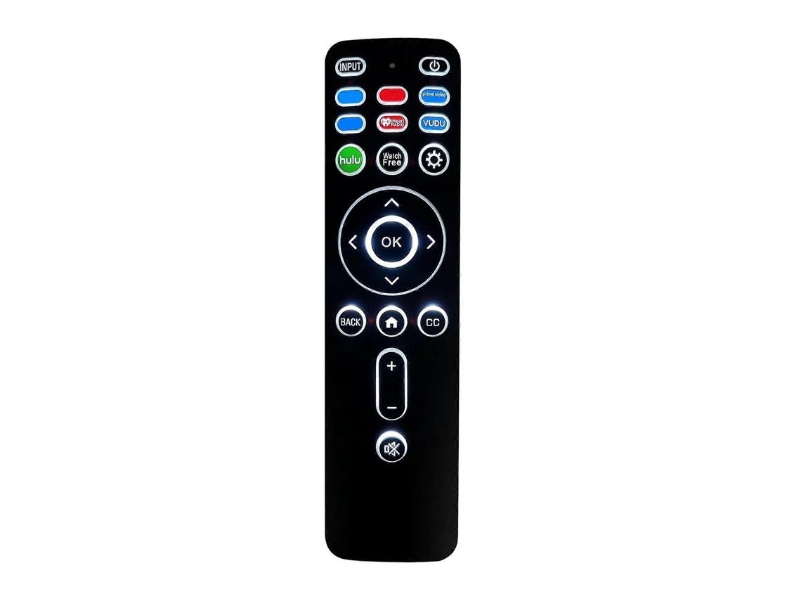 Comando À Distância De Substituição Para Universal Xrt260 Backlit Smart Tv Com Botões, Prime Video, Xumo, Vedu
