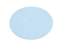 almofada de Toca discos de Acrílico Transparente Azul Claro para Toca discos Vintage 12 Polegadas