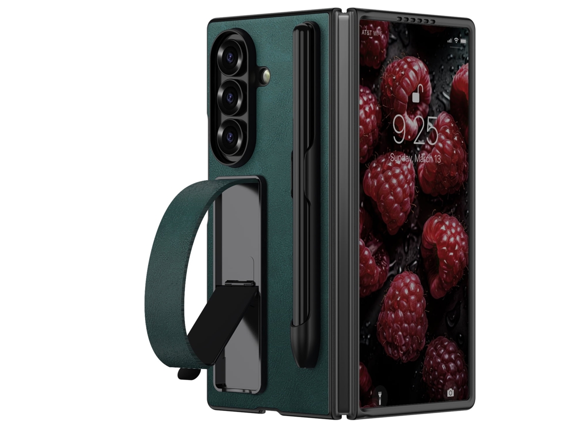 Capa Chrui Para Samsung Galaxy Z Fold 7, Suporte (compatível, Verde)
