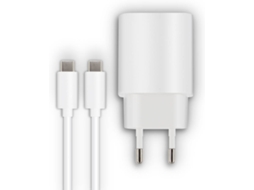 Carregador + Cabo MOOOV 730320 (UBS-C - 1.2m - Branco)