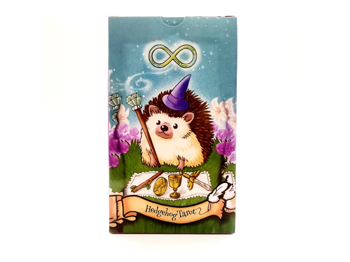 Novo Jogo De Tarô Ouriço, Conjunto De 78 Cartas (12cm X 7cm)