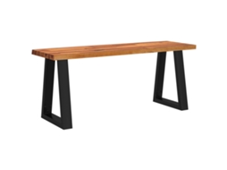 Bench, Benches Vidaxl Marrom Madeira De Acácia (110 Cm)
