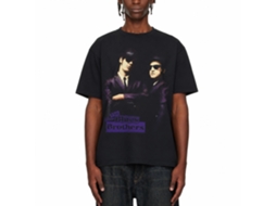 Rockinstone The Blues Brothers Movie Placards Black Adult T-shirt Size:xl